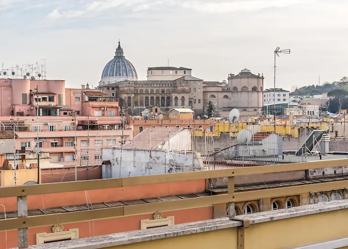 Vaticano-metro A 1 Min, Urban Rooftop Apartamento *
